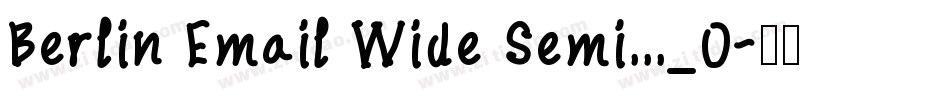Berlin Email Wide Semi..._0字体转换